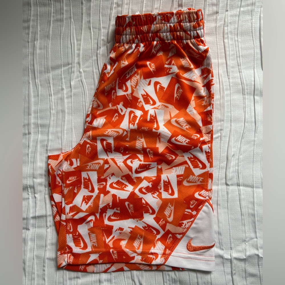 Nike Bold Orange Graphic Shorts
